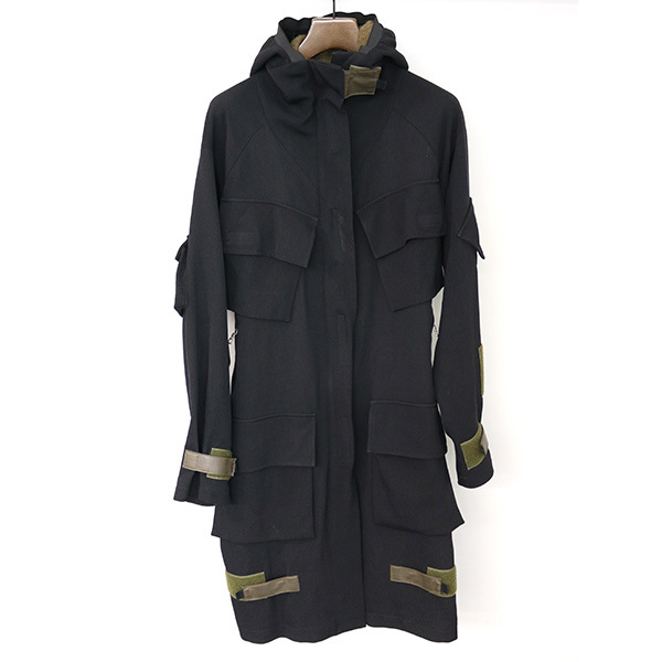 DRIES VAN NOTEN Multipocket Hooded Coat