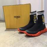 FENDI 17AW Think High Top Sneakers