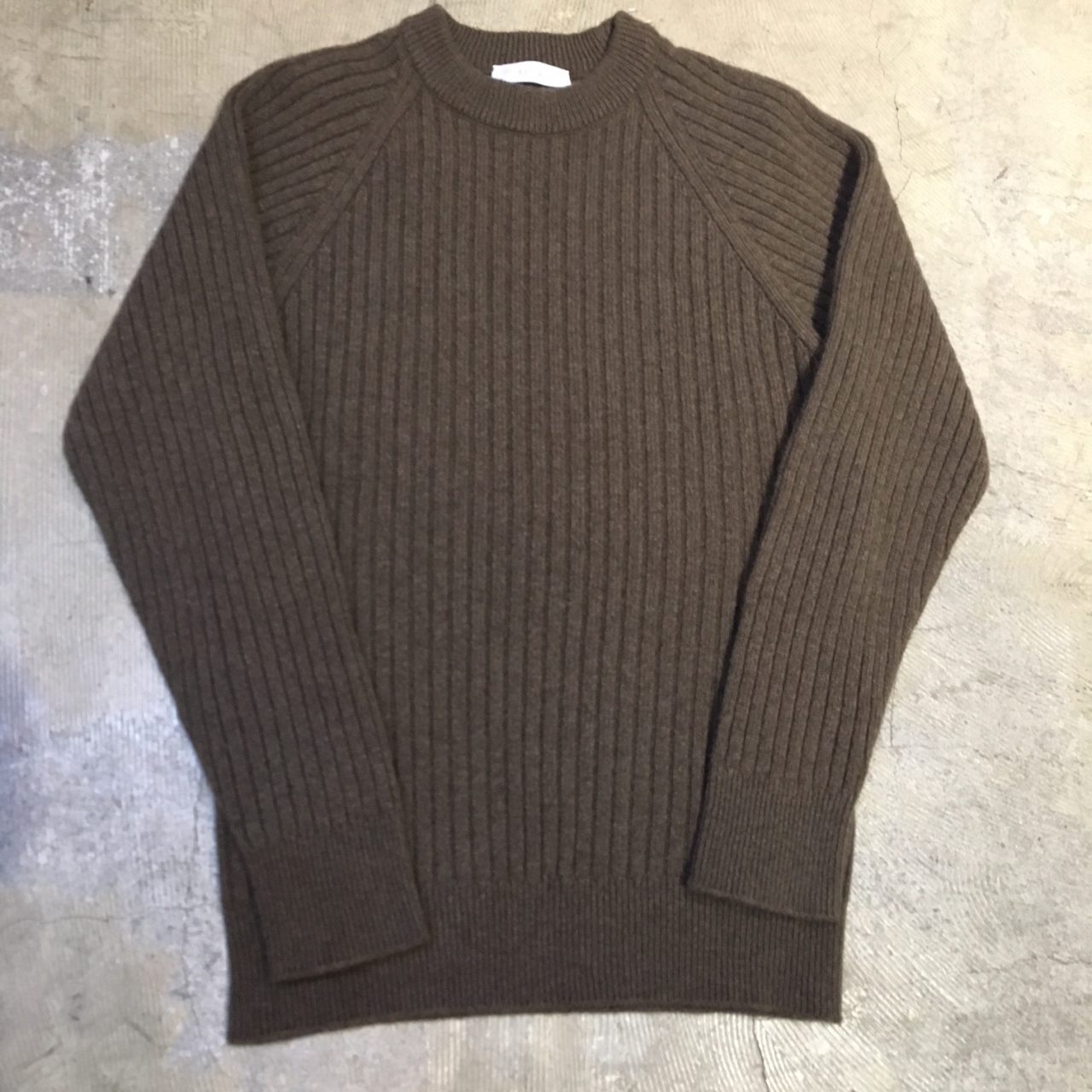 seya. 18AW YAK WOOL CHUNKY SWEATER