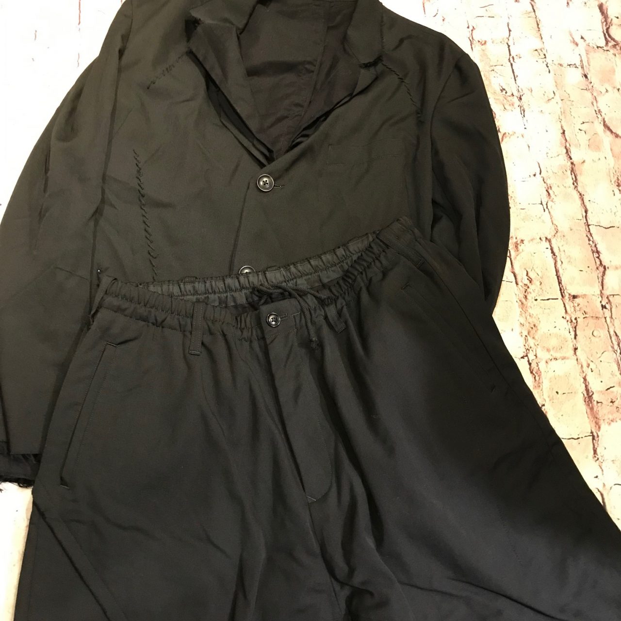 Yohji Yamamoto POUR HOMME 15AW 3枚重ねセットアップ