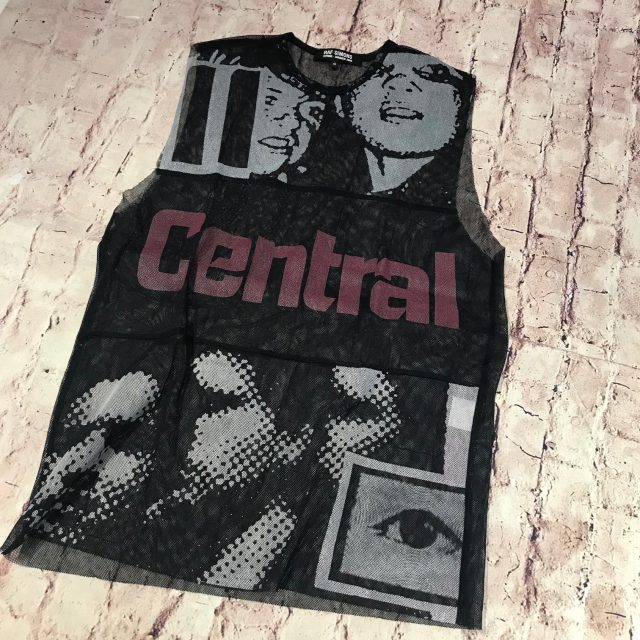RAF SIMONS 2003SS 消費者期 CENTRAL MESH NO SLEEVES TEE