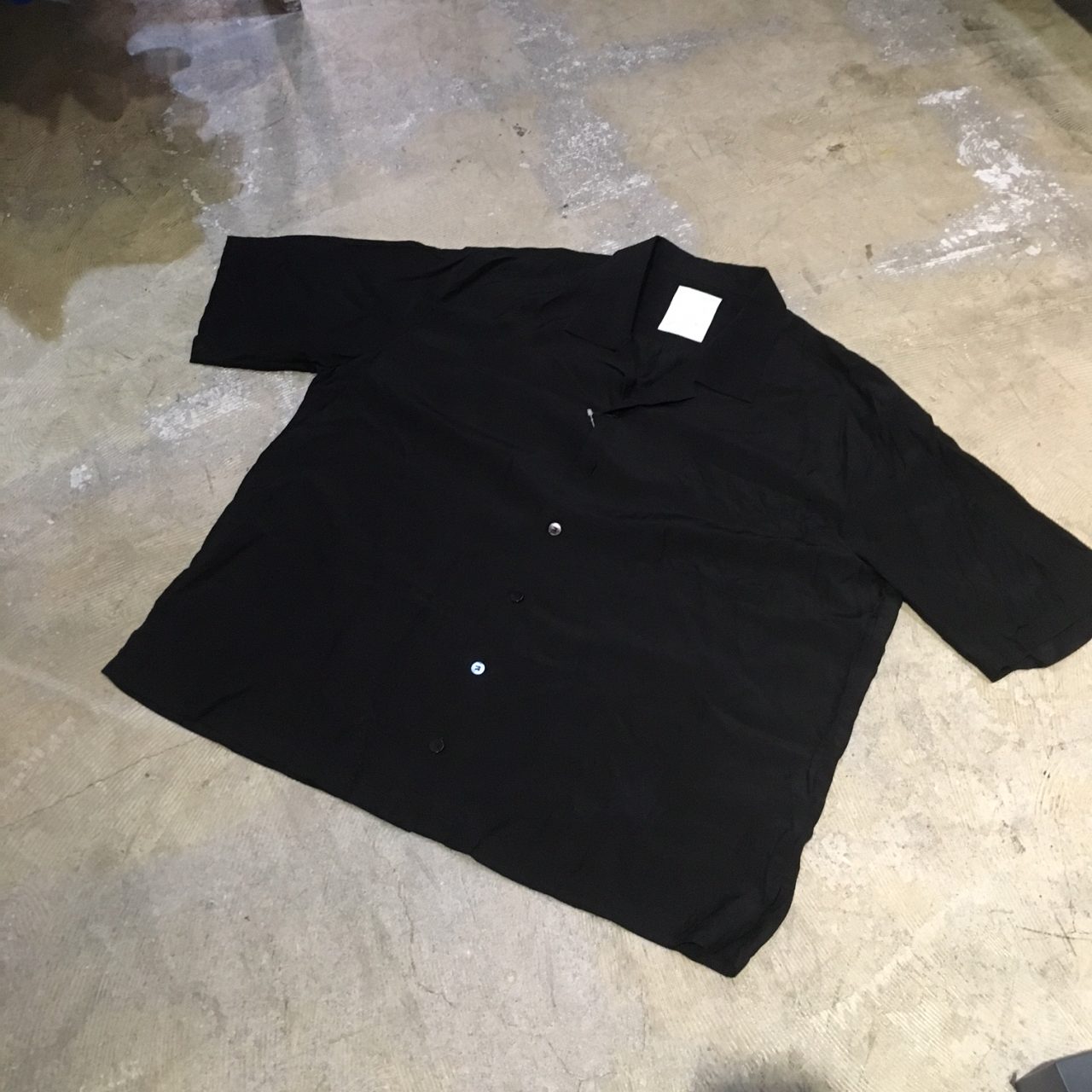 whowhat 18SS OPEN COLLAR SHIRT
