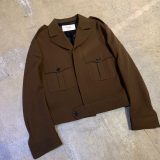 CELINE 19SS AVIATOR JACKET IN WOOL AND POLYESTER GABARDINE