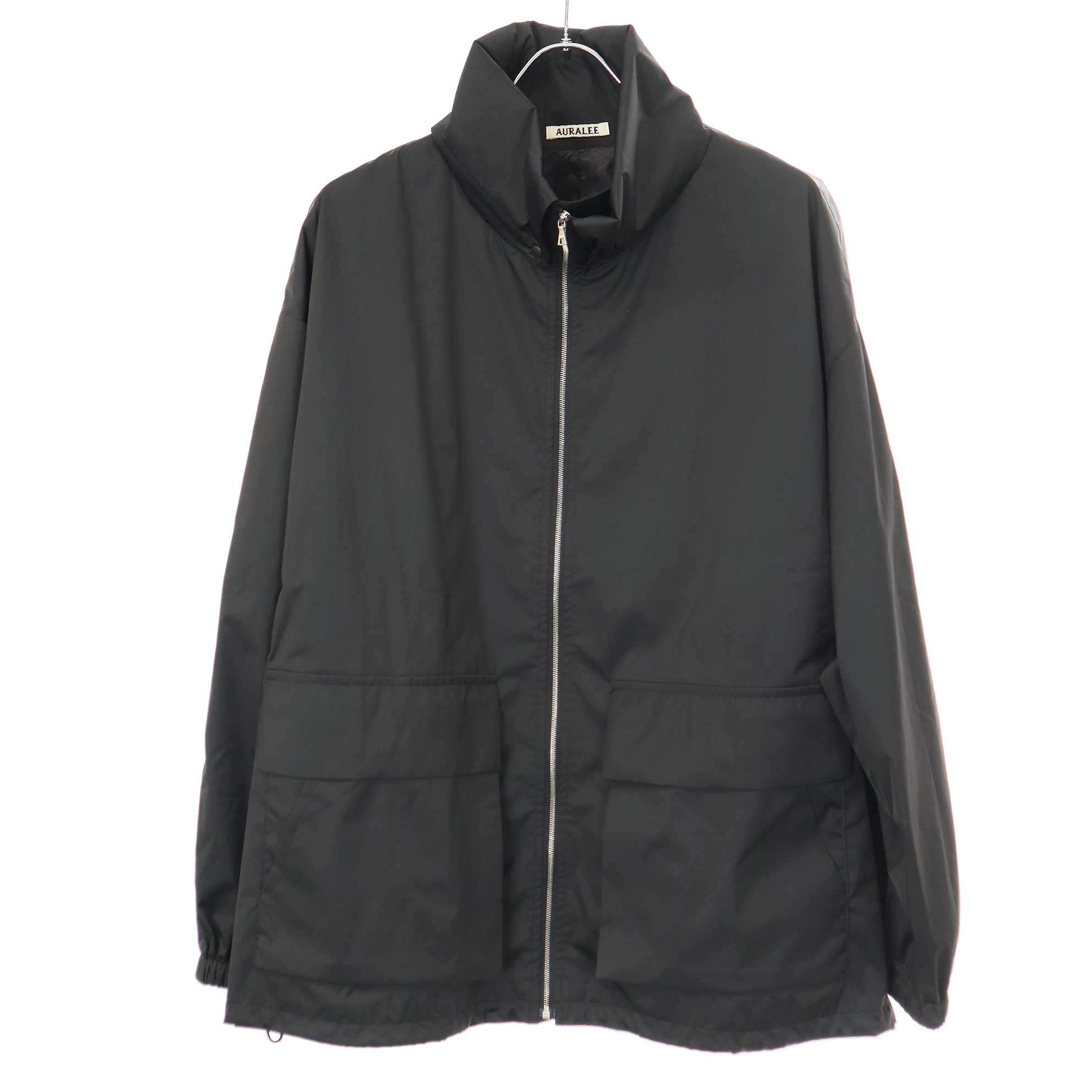 AURALEE POLYESTER SATIN ZIP BLOUSON サイズ3 AURALEE POLYESTER SATIN ZIP BLOUSON サイズ3 AURALEE HARD