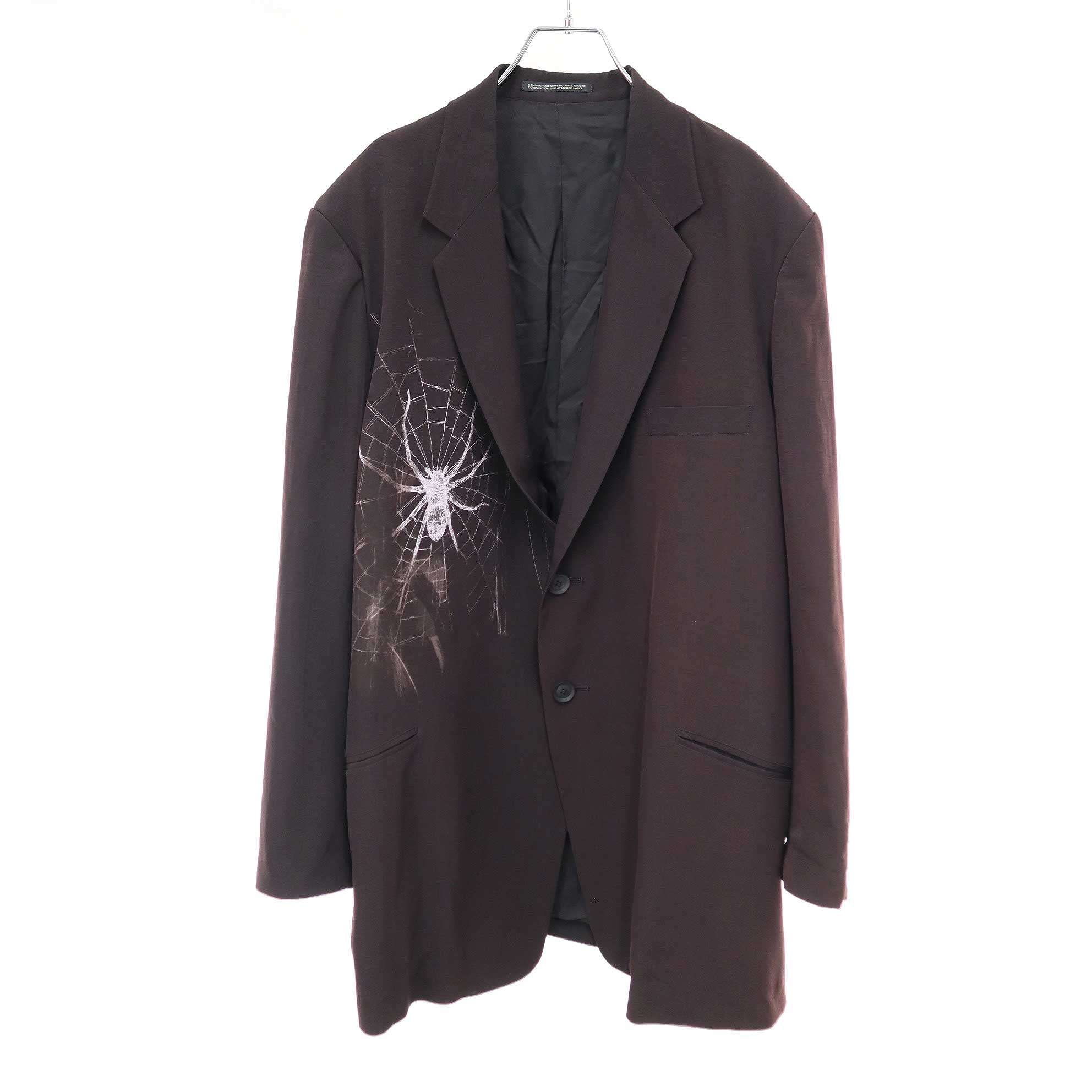 【名作】 19AWヨウジヤマモトプールオム 蜘蛛の巣 ウールギャバジンジャケット Yohji Yamamoto pour homme / ヨウジヤマモトプールオム「蜘蛛の巣