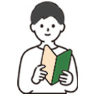 手続き簡単な出張買取のイラスト