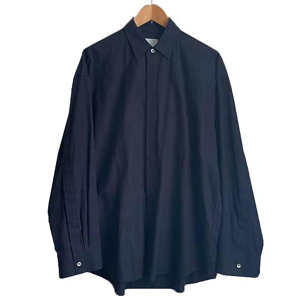 FLY FRONT SLEEVE OVERSIZED SHIRT